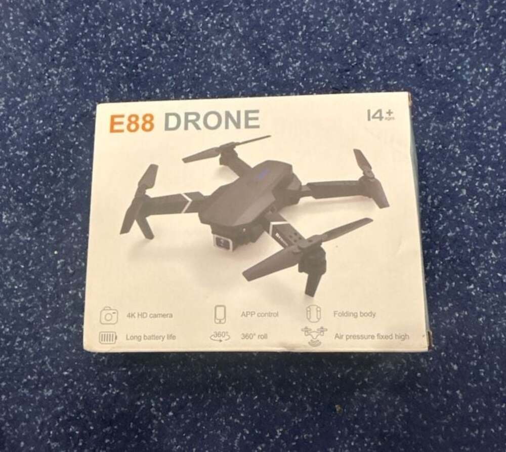 E88 Pro Foldable Drone with 4K HD Dual Camera, WiFi FPV Live Video, Altitude Hol